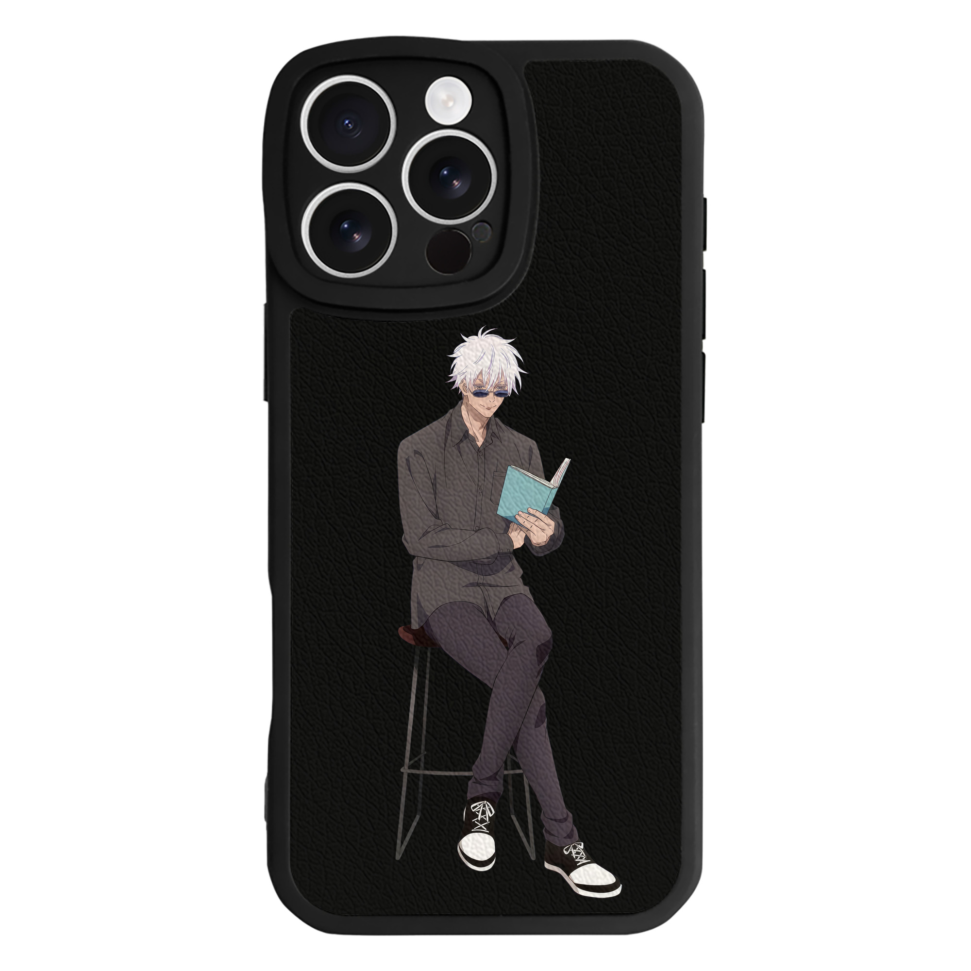 （画像用） 呪術廻戦 Jujutsu Kaisen 【iPhone 16シリーズ対応】シリコンスマホケース（レザー調） 材質：シリコン
